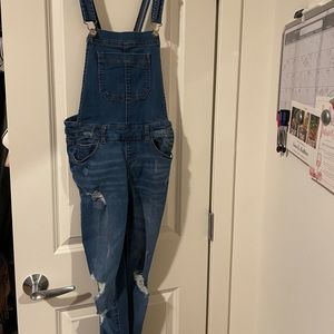 Denim overalls